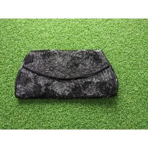 Black Vintage Embroidered Beaded Clutch Purse- SCHILDKRAUT Brand